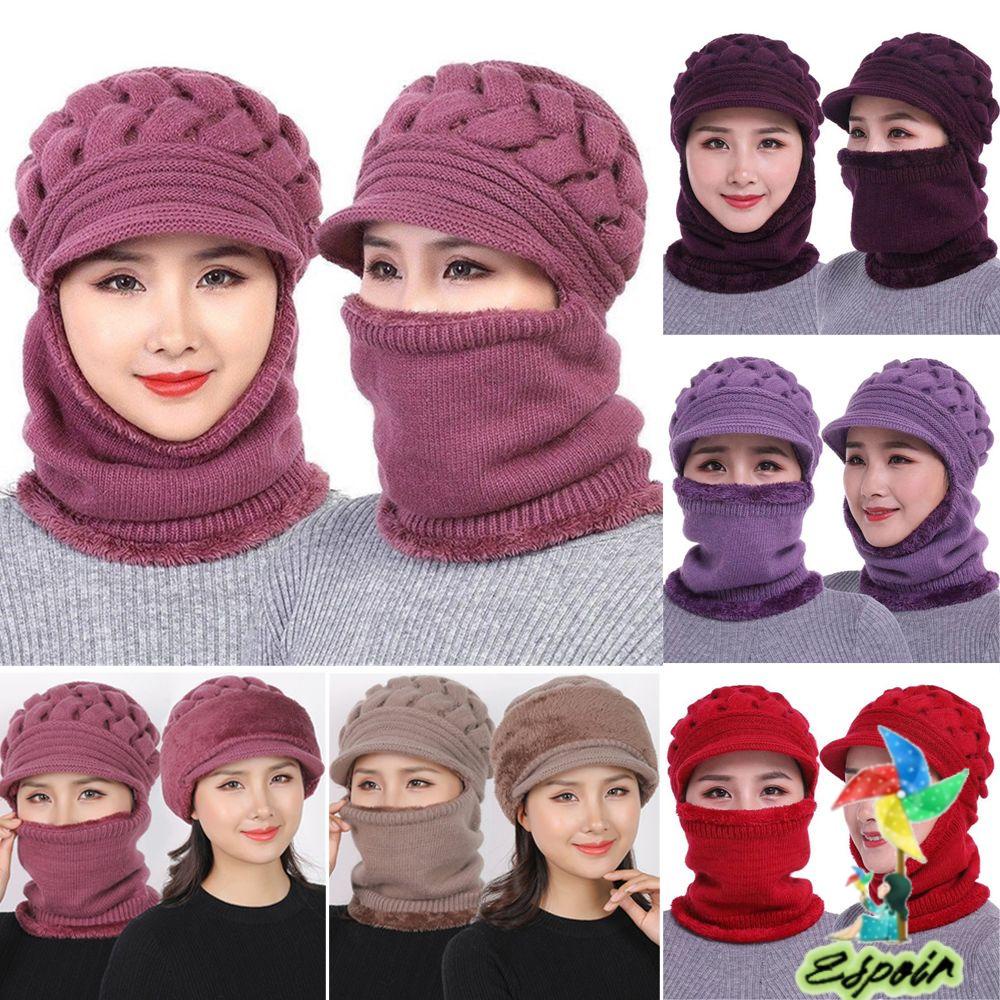 Mũ Len Trùm Đầu Chắn Gió Giữ Ấm Mùa Đông