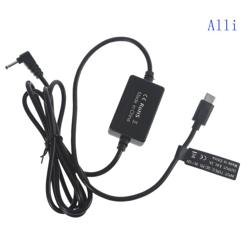 Cáp Nguồn Alli 8 4V USB-C PD Dành Cho Máy Ảnh DSLR