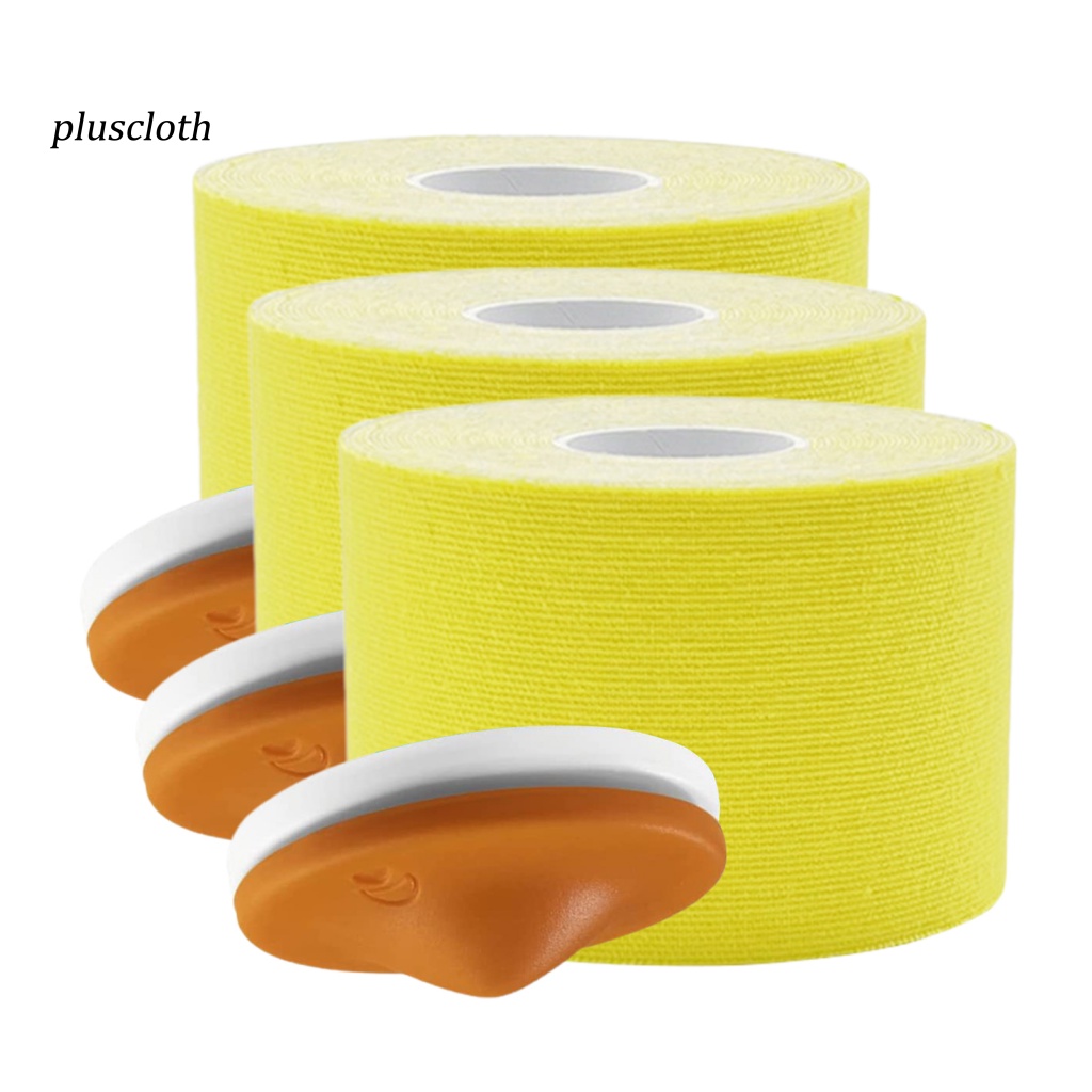 Bộ 3 Băng Dán Thể Thao 5cm Có Nút Kích Hoạt Giảm Đau Cơ Bắp