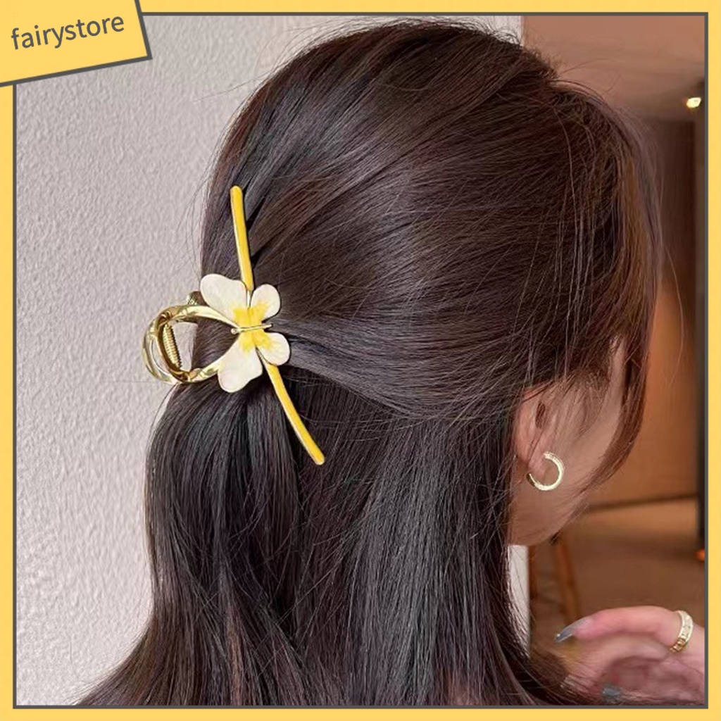 Kẹp Tóc Hình Bướm Bằng Kim Loại Dễ Thương Tối Giản Cho Nữ