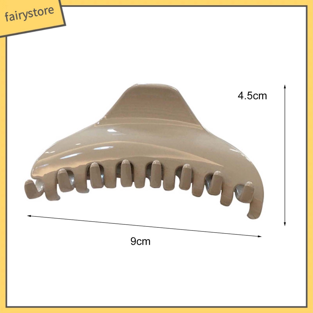 Kẹp Tóc Càng Cua Bằng PC Trong Suốt Co Giãn Chống Trượt