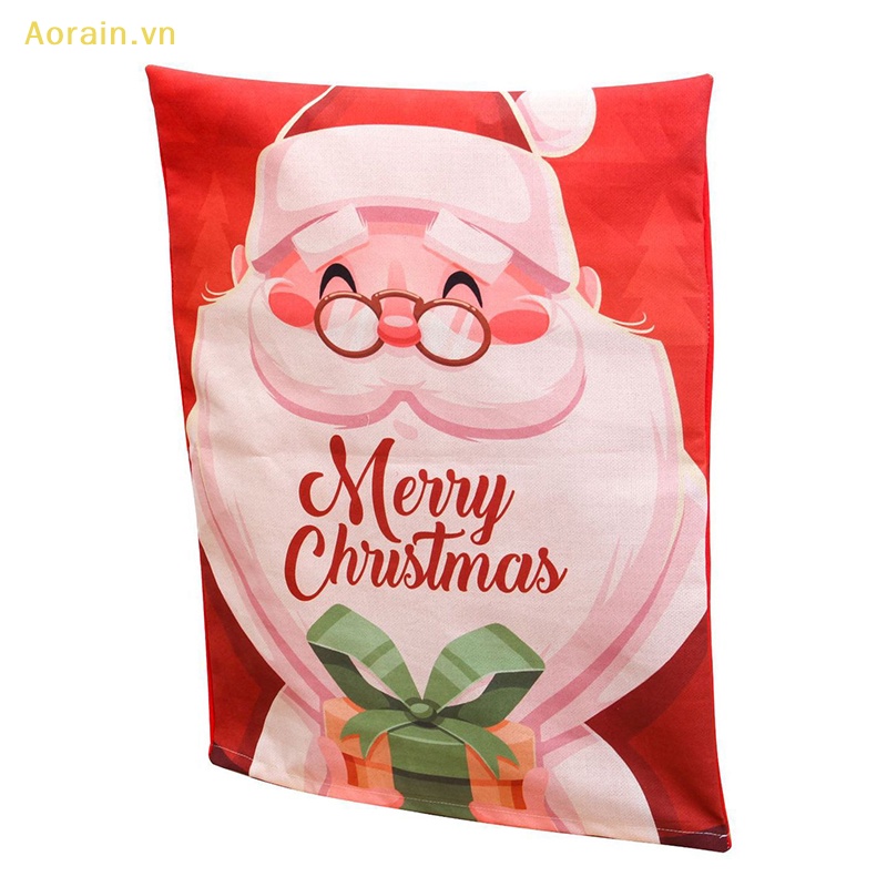 {Aorain} Vỏ Bọc Ghế Trang Trí Giáng Sinh Một Mặt In Họa Tiết Trang Trí Cho Nhà Bếp / Tiệc Kỳ Nghỉ.