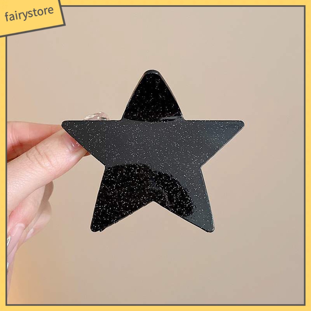 Kẹp Tóc Hình Ngôi Sao Năm Cánh Màu Sắc Tươi Sáng Phong Cách Đơn Giản Ngọt Ngào Cho Nữ