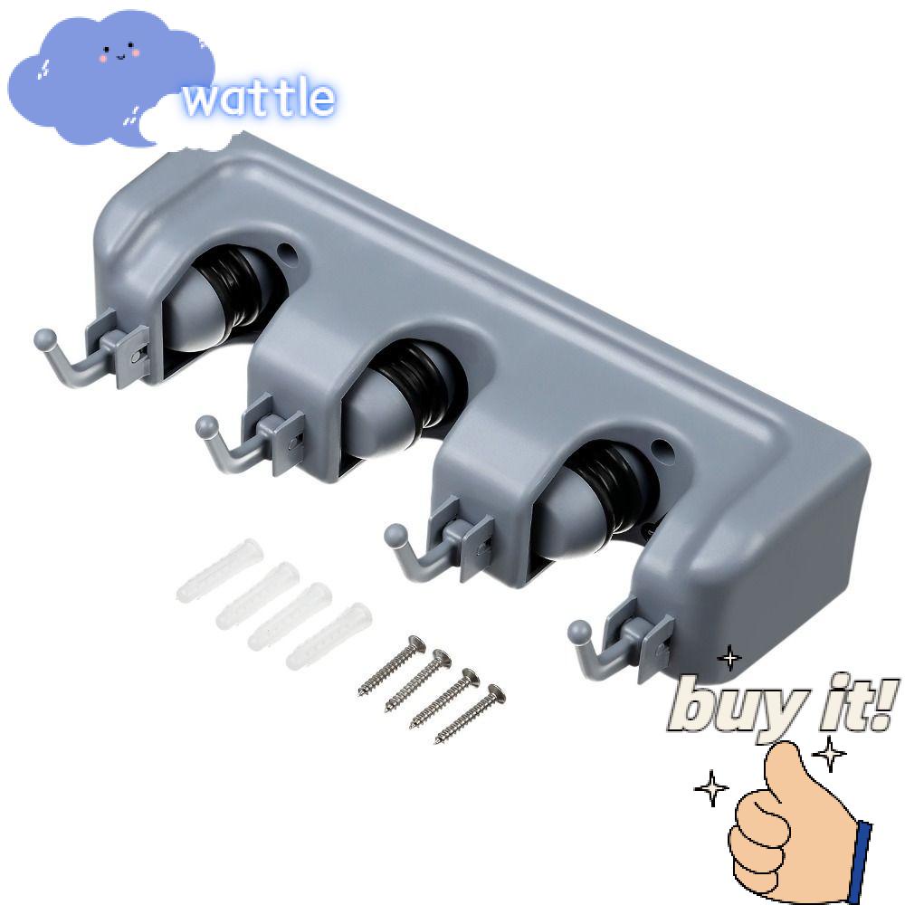 Giá Đỡ Chổi Gắn Tường Nhiều Ngăn Sắp Xếp Gọn Gàng Cho Nhà Để Xe