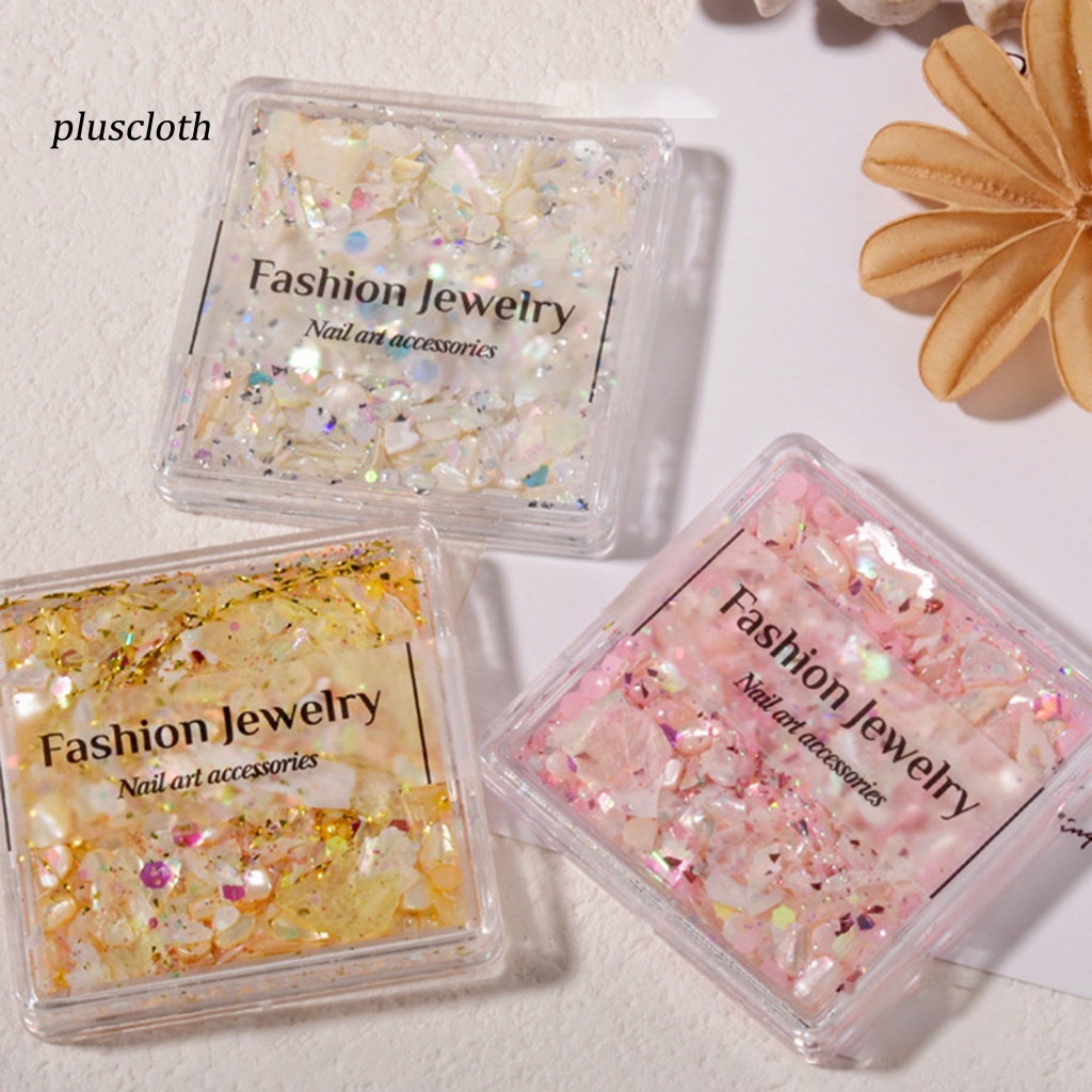 1 Hộp Sequin Lấp Lánh Siêu Mỏng Trang Trí Móng Nghệ Thuật DIY