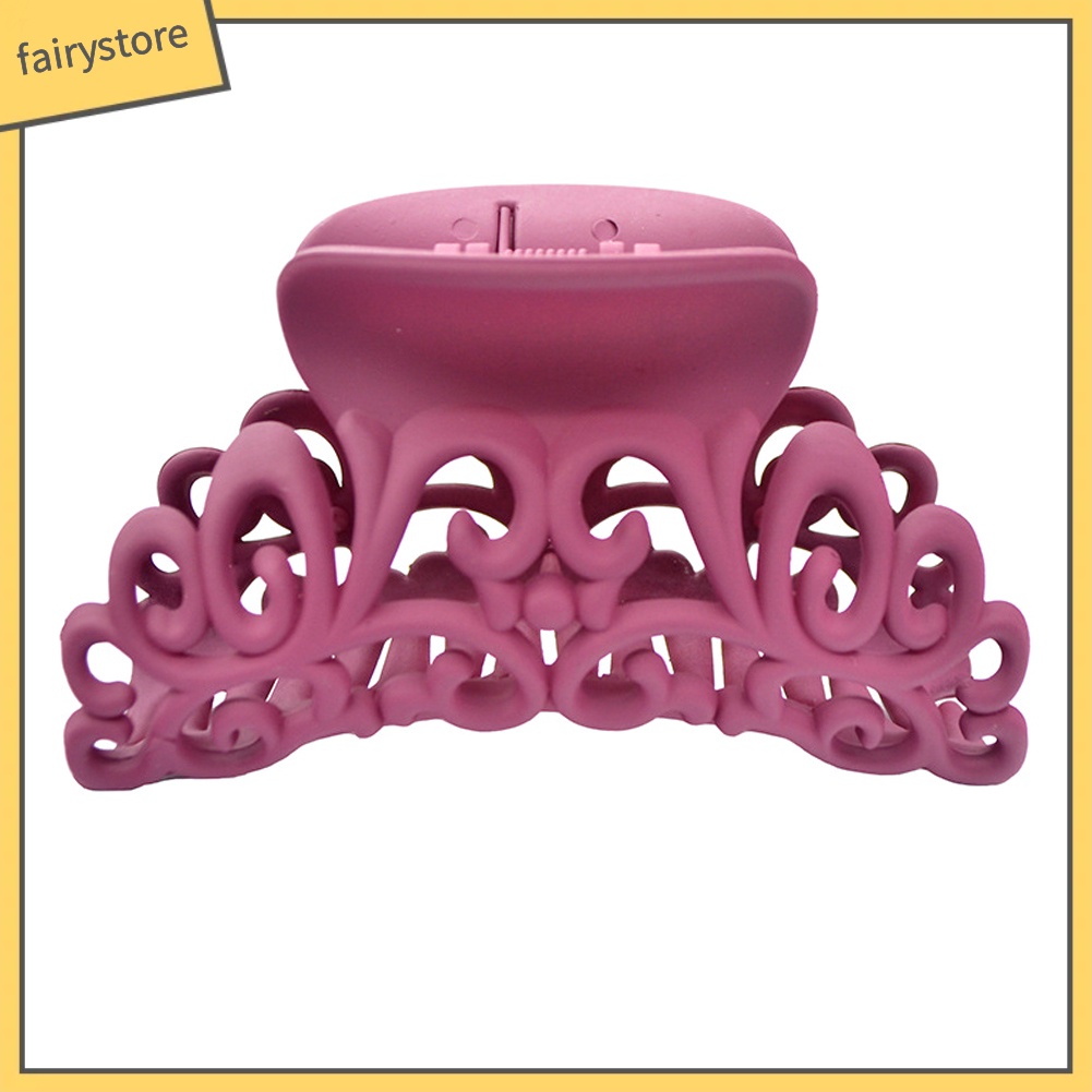 Kẹp Tóc Càng Cua Rỗng Bằng Nhựa Resin Màu Sắc Ngọt Ngào Cho Nữ