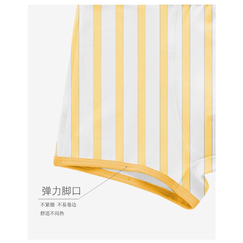 Quần Lót Cotton Nguyên Chất Không In Dấu Hoạt Hình Cậu Bé Bút Chì Cho Bé Trai @ -