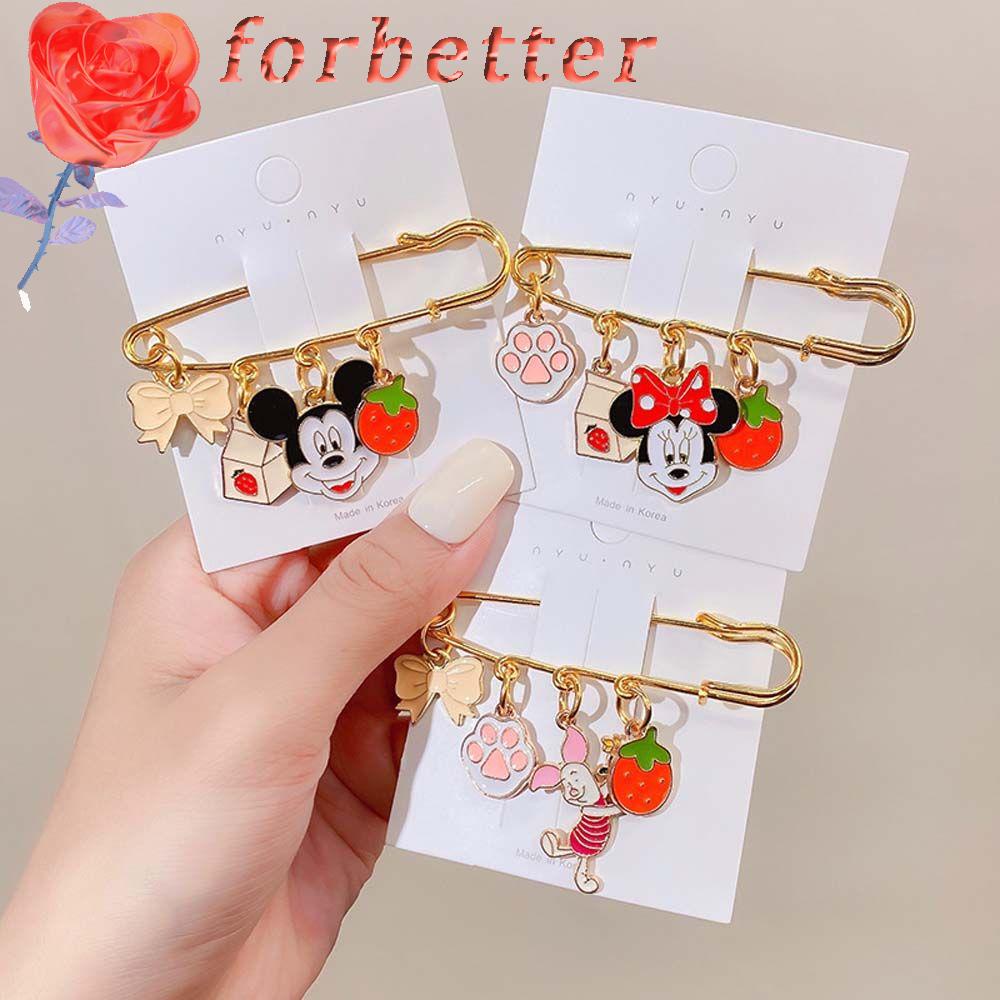 Ghim Cài Áo Trang Trí Hình Thỏ Hoạt Hình Dành Cho Trẻ Em