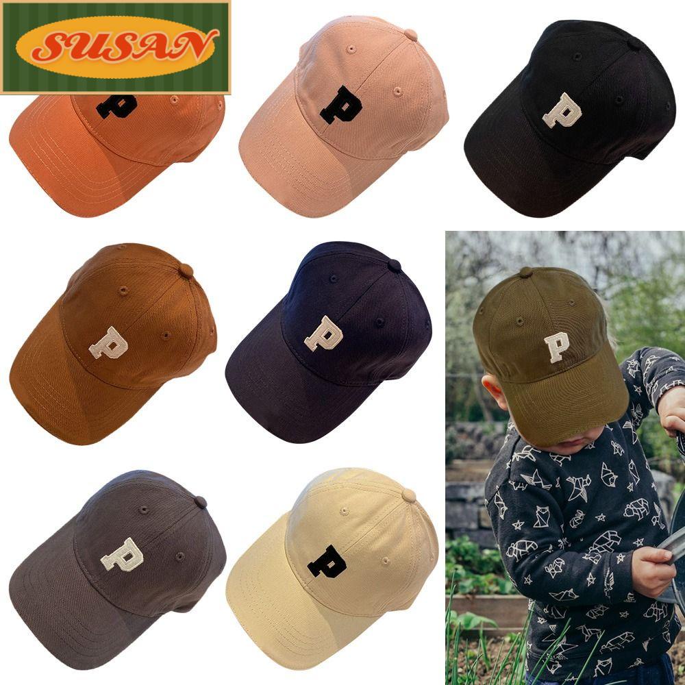 Bán Chạy Mũ Lưỡi Trai Chống Nắng Thêu Chữ P Có Thể Điều Chỉnh Kích Cỡ