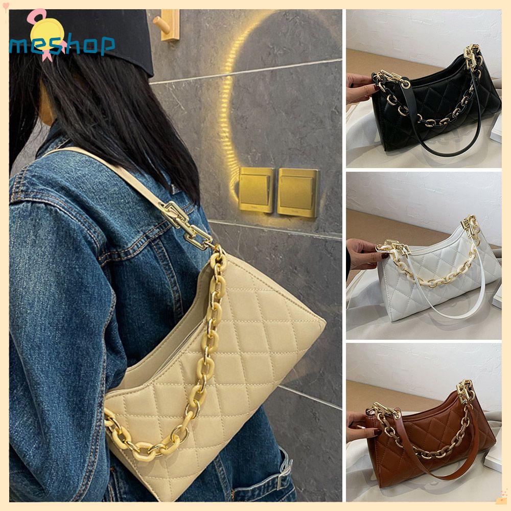 Túi Đeo Vai Bằng Da PU Màu Trơn Thời Trang