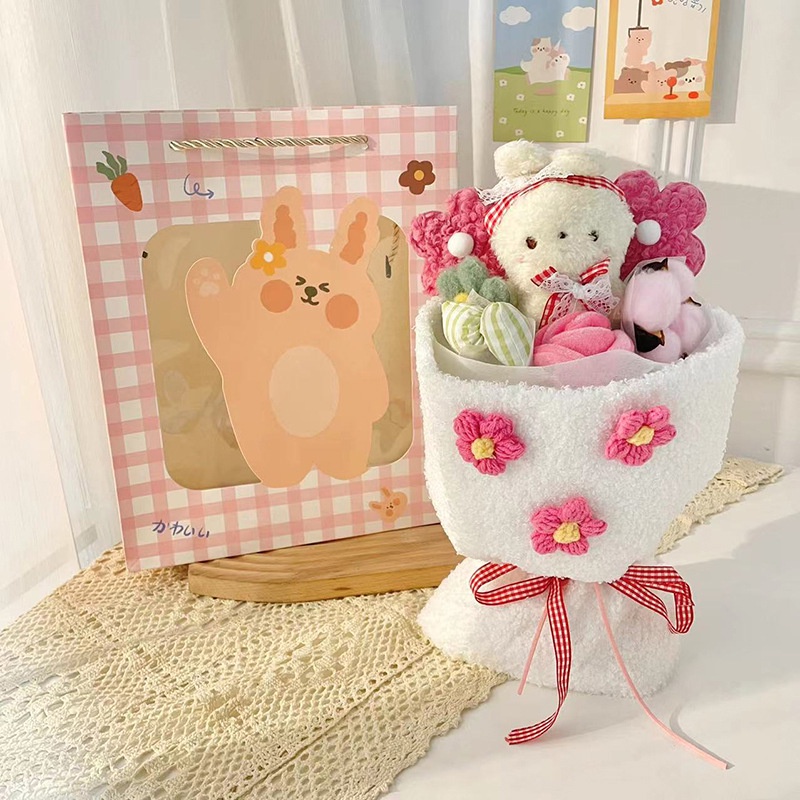 Bó Hoa Búp Bê Yugui Dog Kulomi Làm Quà Tặng Sinh Nhật / Lễ Tình Nhân
