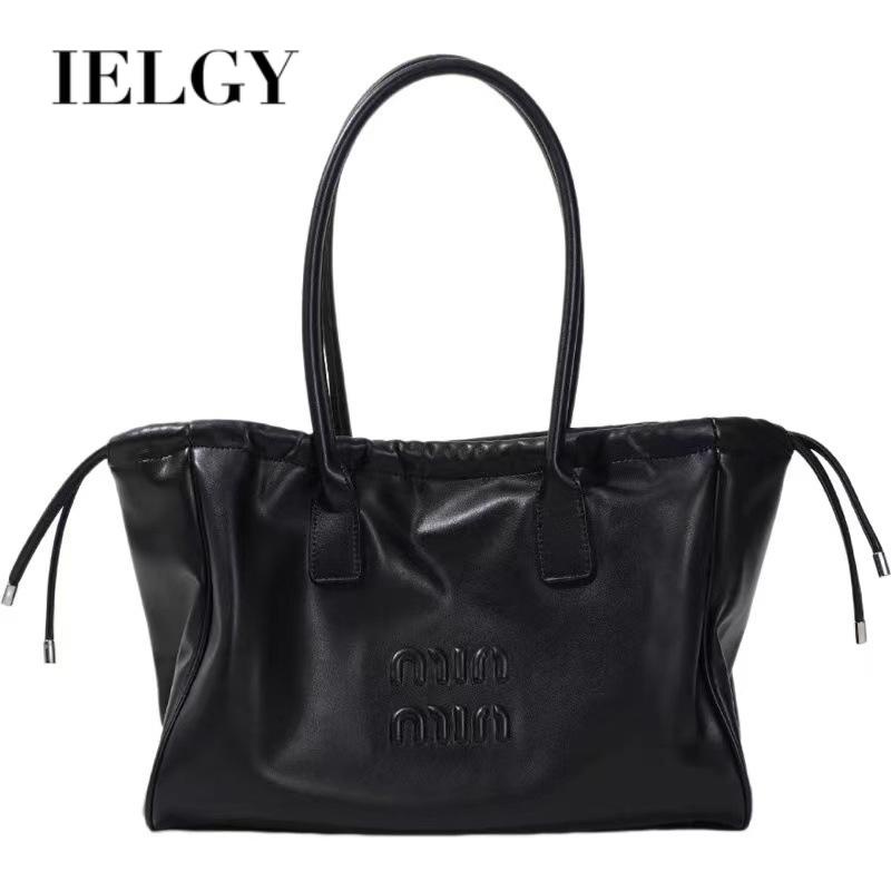 Túi tote Dây Rút Đeo Vai Sức Chứa Lớn Phong Cách retro Dễ Phối Đồ Thời Trang Cho Nữ