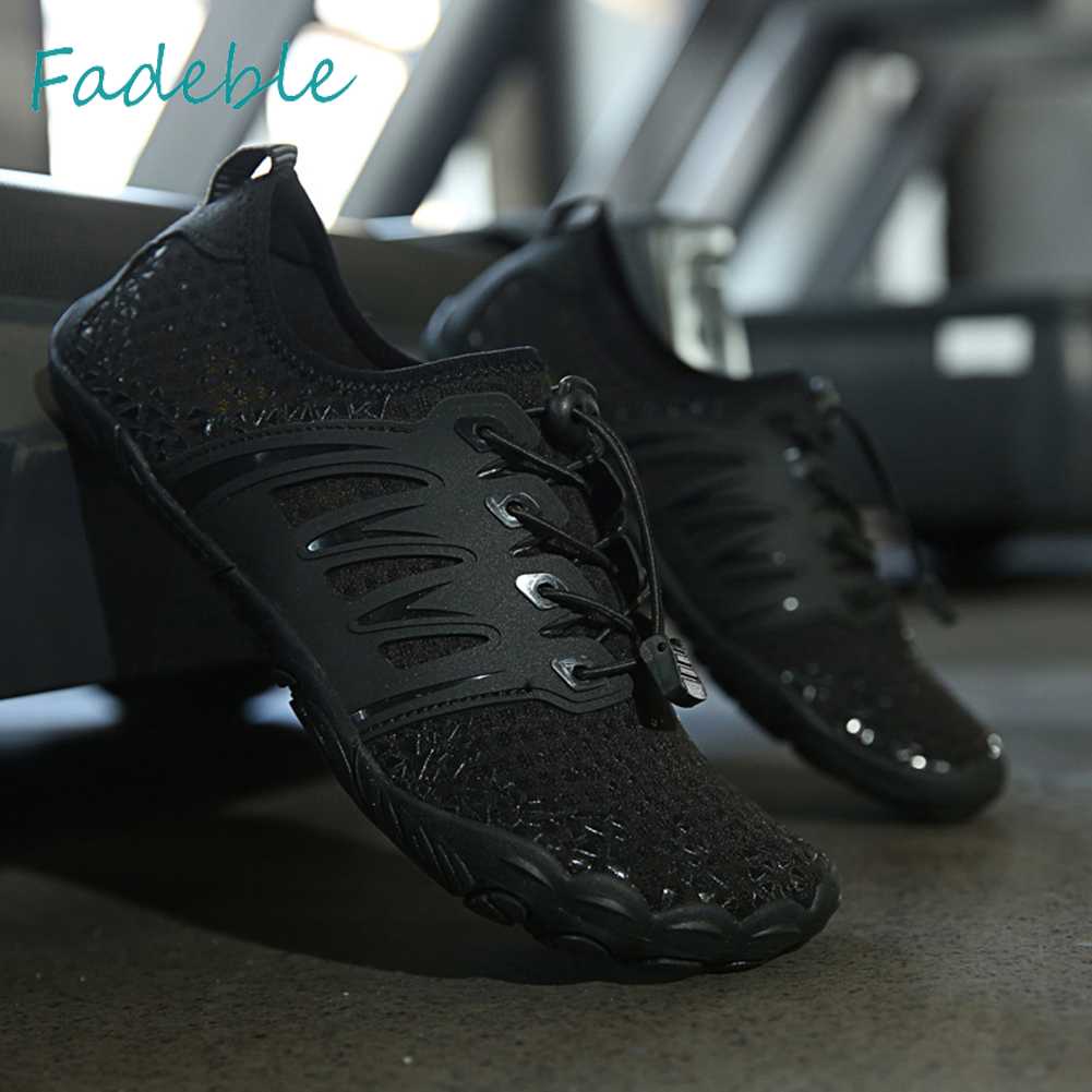 Giày Thể Thao Siêu Nhẹ Co Giãn Thoáng Khí Thời Trang Cho Nam Nữ