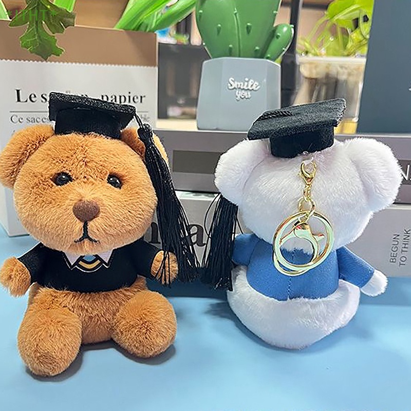 1 Gấu Bông Teddy Với Mũ Tốt Nghiệp Mới