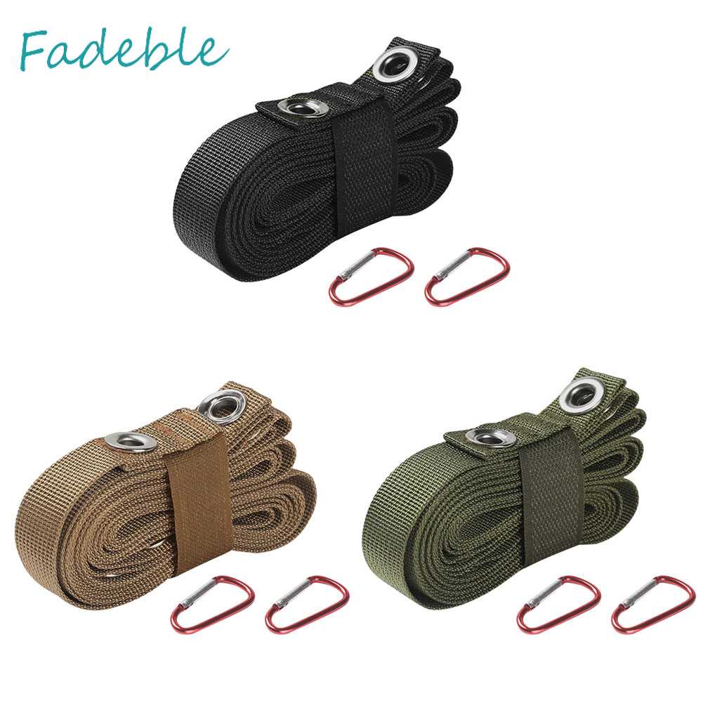 Dây Treo Lều Cắm Trại Kèm Móc Kẹp Tiện Dụng