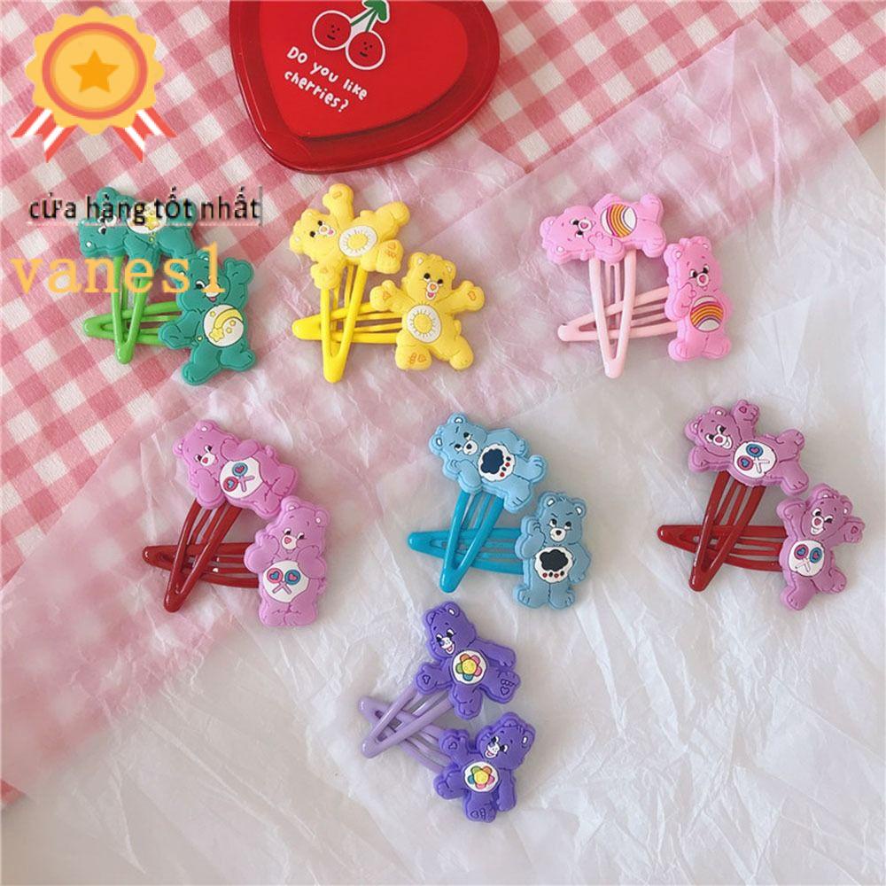Kẹp Tóc Hình Gấu Hoạt Hình VANES1 Dễ Thương Cho Nữ