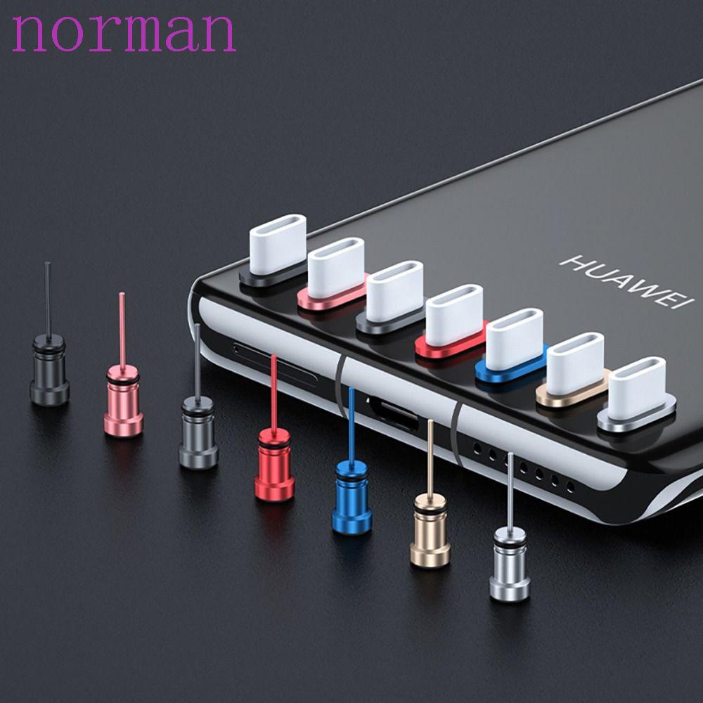 1 Bộ Nút Bịt Chống Bụi Cổng Sạc Type C 3.5mm Cho Điện Thoại