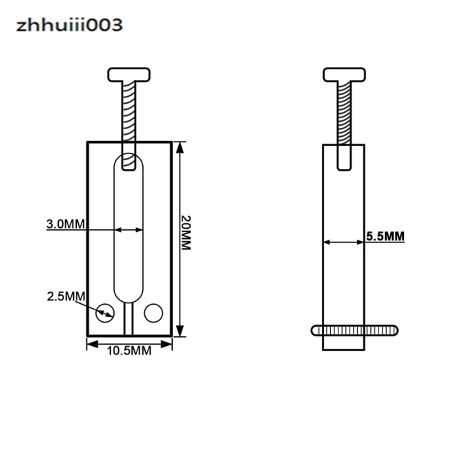 FENDER Set 6 Yên Ngựa Đàn Guitar Bằng Đồng Thau 10.5mm