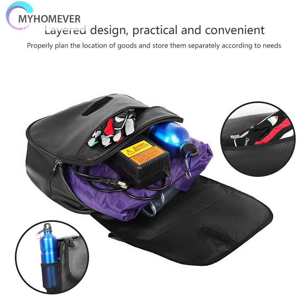 Túi Đựng Đồ Dung Tích Lớn 10L Gắn Đuôi Xe Máy Điện