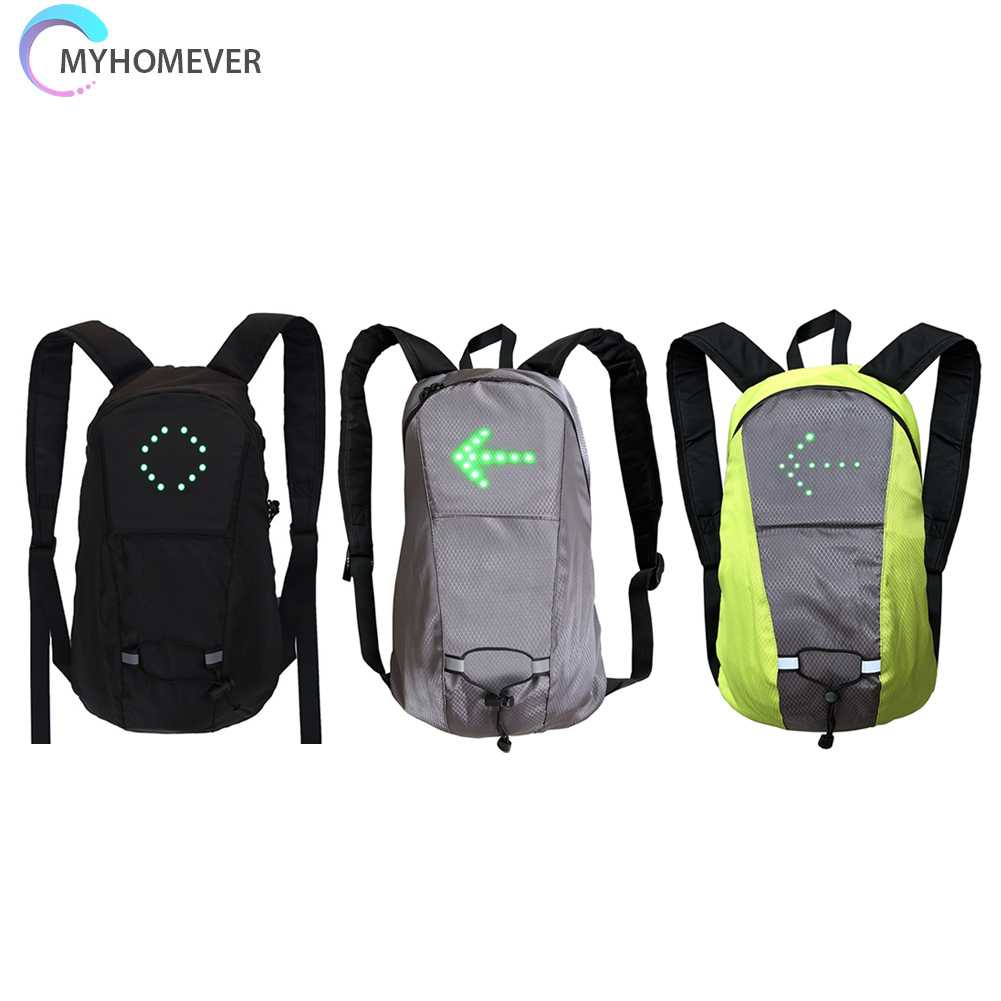 Ba Lô Đạp Xe Có Đèn LED Hiển Thị An Toàn