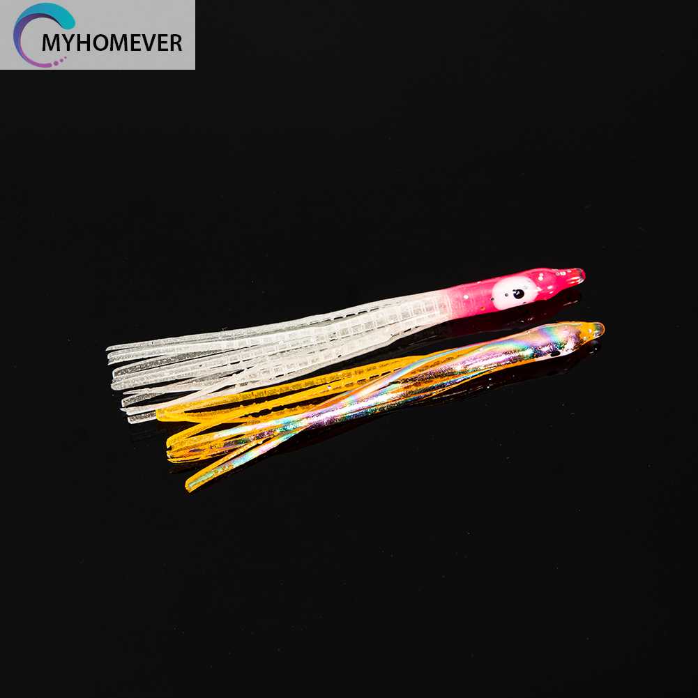 10 Mồi Mực Giả Mềm Phát Sáng Dùng Để Câu Cá