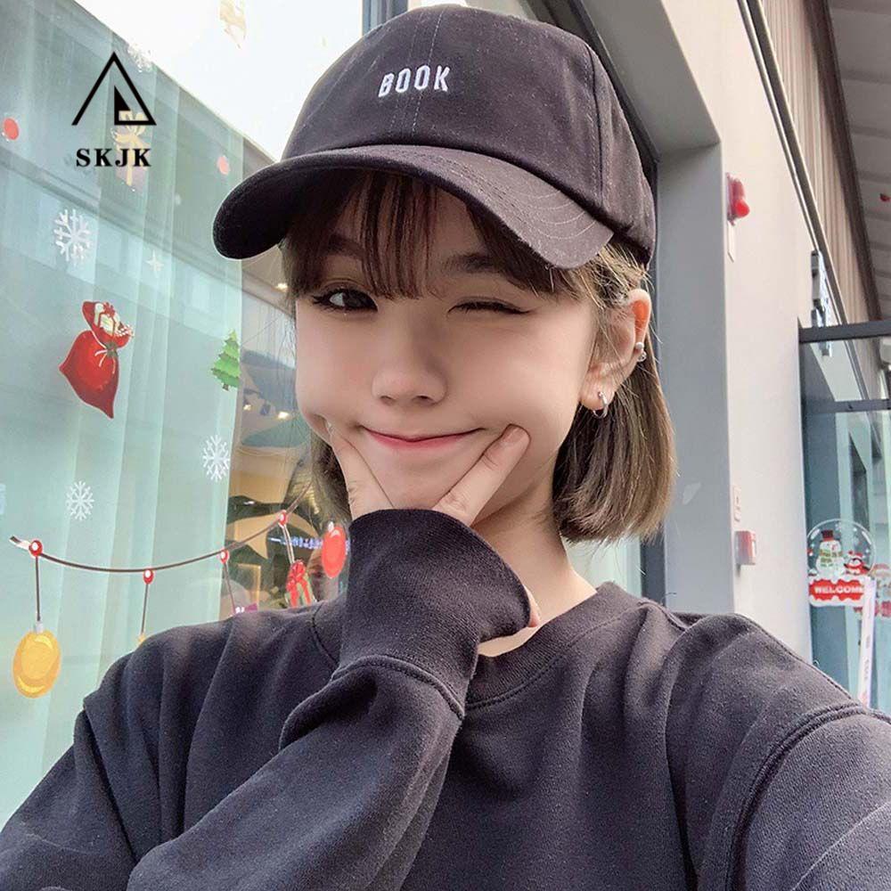 Mũ Lưỡi Trai Mềm Thêu Chữ Phong Cách Thể Thao Cho Cặp Đôi