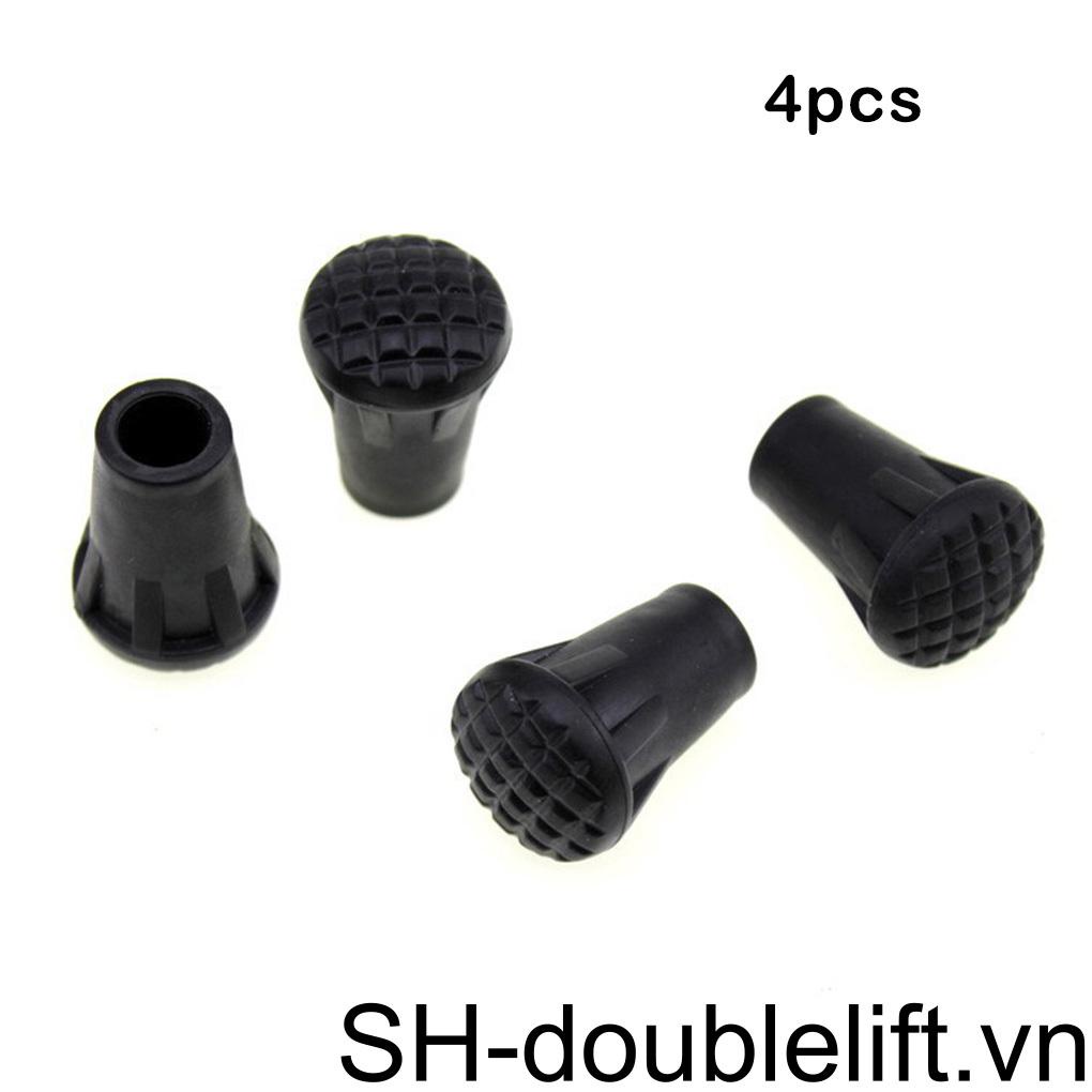 Bộ 4 Vỏ Bọc Gậy Leo Núi Chống Mài Mòn Chống Mòn Thay Thế Tiện Dụng