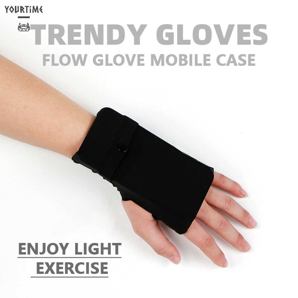 Túi Đựng Điện Thoại Đeo Cánh Tay Co Giãn Thoáng Khí Chống Trộm Khi Chơi Thể Thao Ngoài Trời