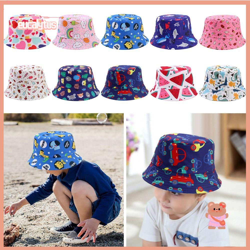 Mũ Bucket Rộng Vành Có Thể Điều Chỉnh Kích Cỡ Dành Cho Trẻ Em