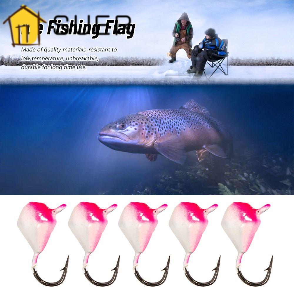 Bộ 10 Mồi Câu Cá Mùa Đông Bằng Chì Cứng Chất Lượng Cao