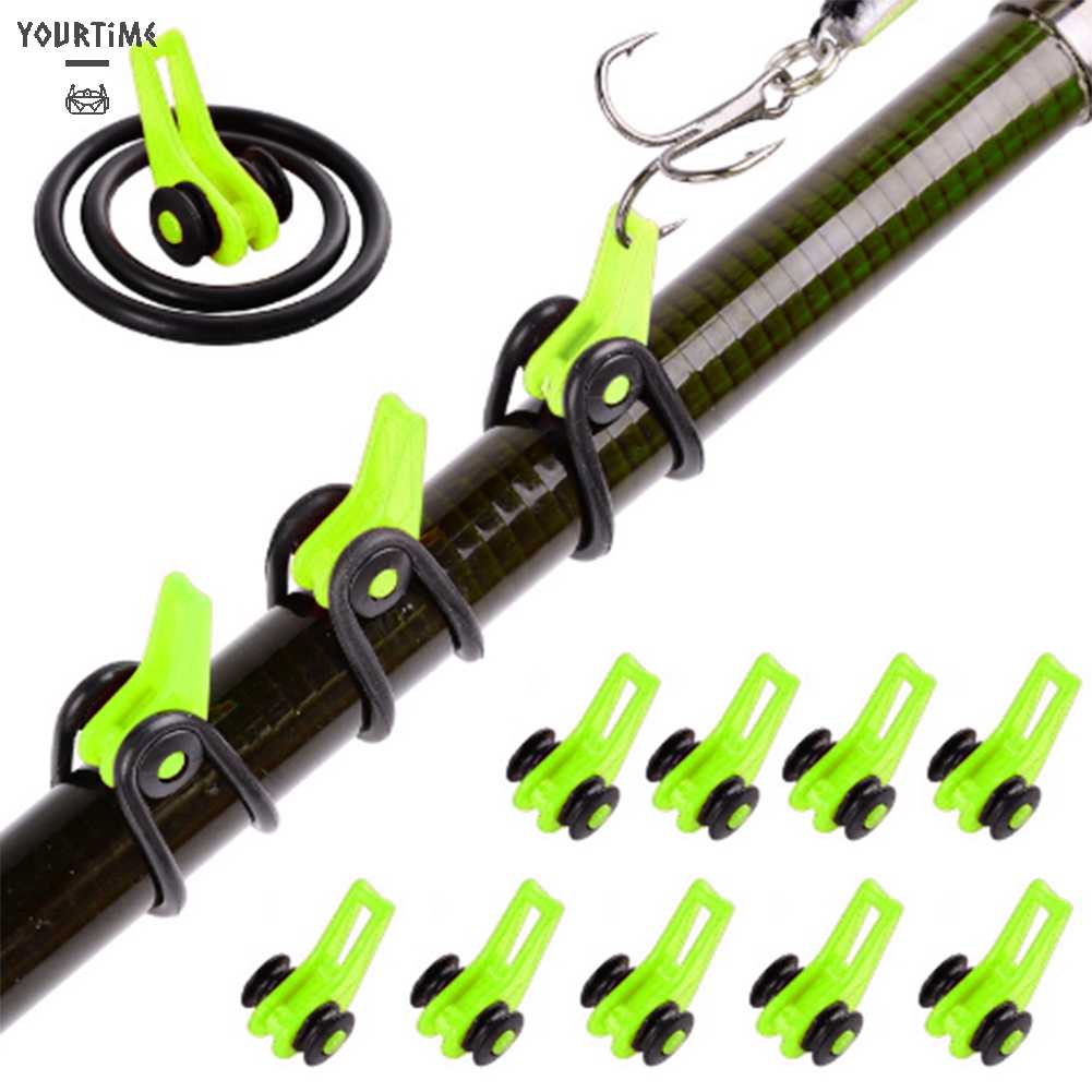 Bộ 10 Kẹp Giữ Lưỡi Câu Cá An Toàn