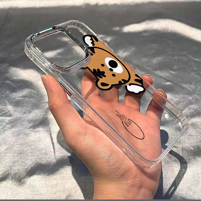 ✅Ốp Điện Thoại Mềm Chống Sốc In Hình Hổ Dễ Thương Cho Iphone 14Pro 7 11 13Plus 12 8Max