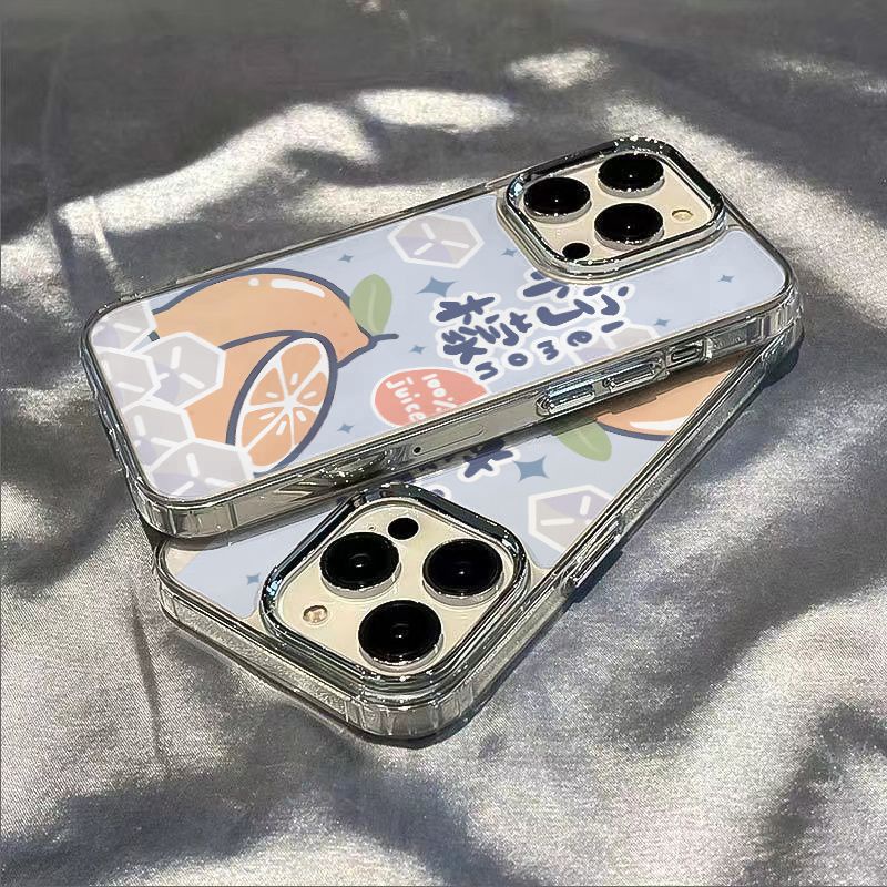 ✅Ốp Điện Thoại Mềm Chống Sốc Họa Tiết Quả Chanh Cho Iphone 12 8 11plus 14pro max 713 5HHT