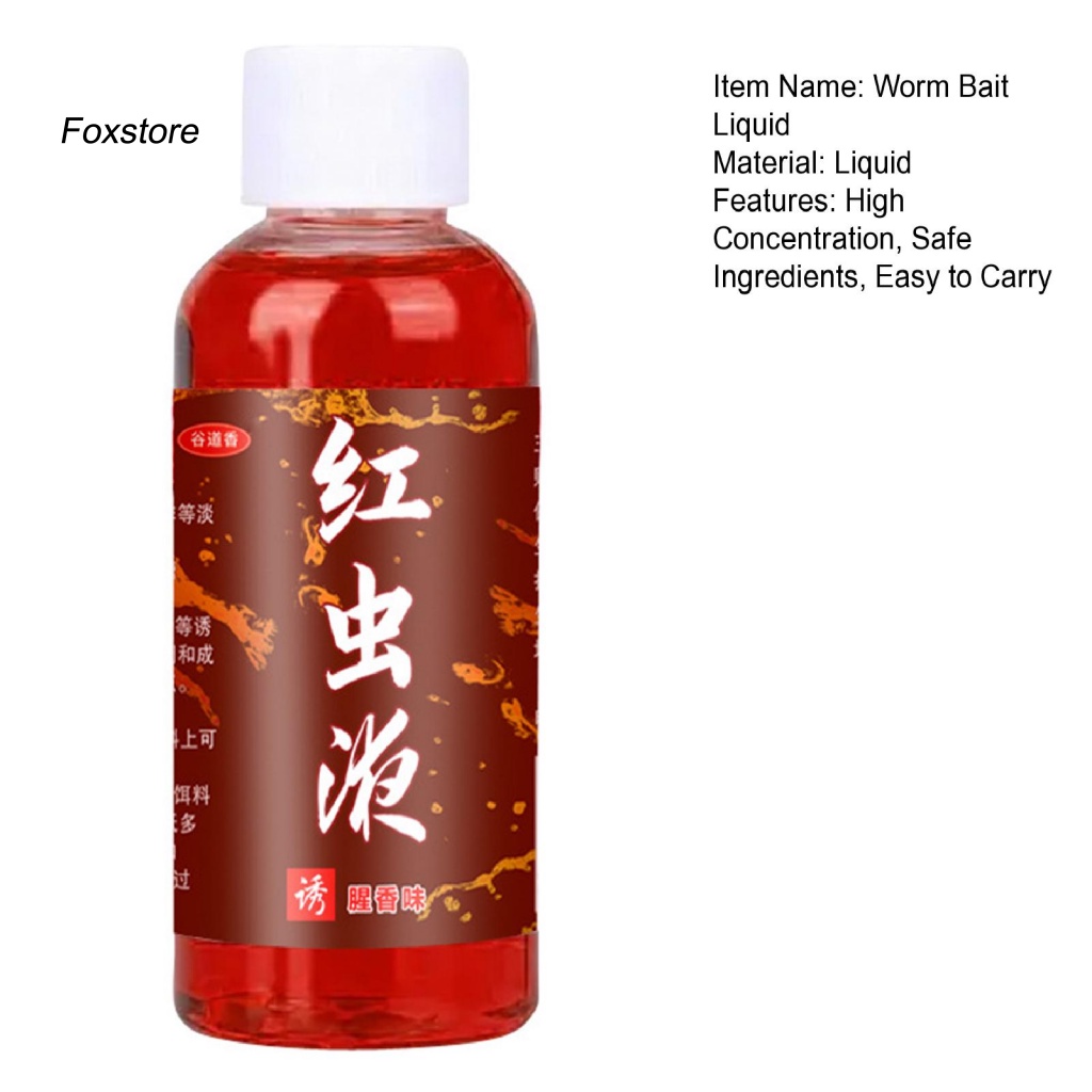 Mồi Câu Cá Dạng Lỏng Hình Giun Đỏ Hiệu Quả