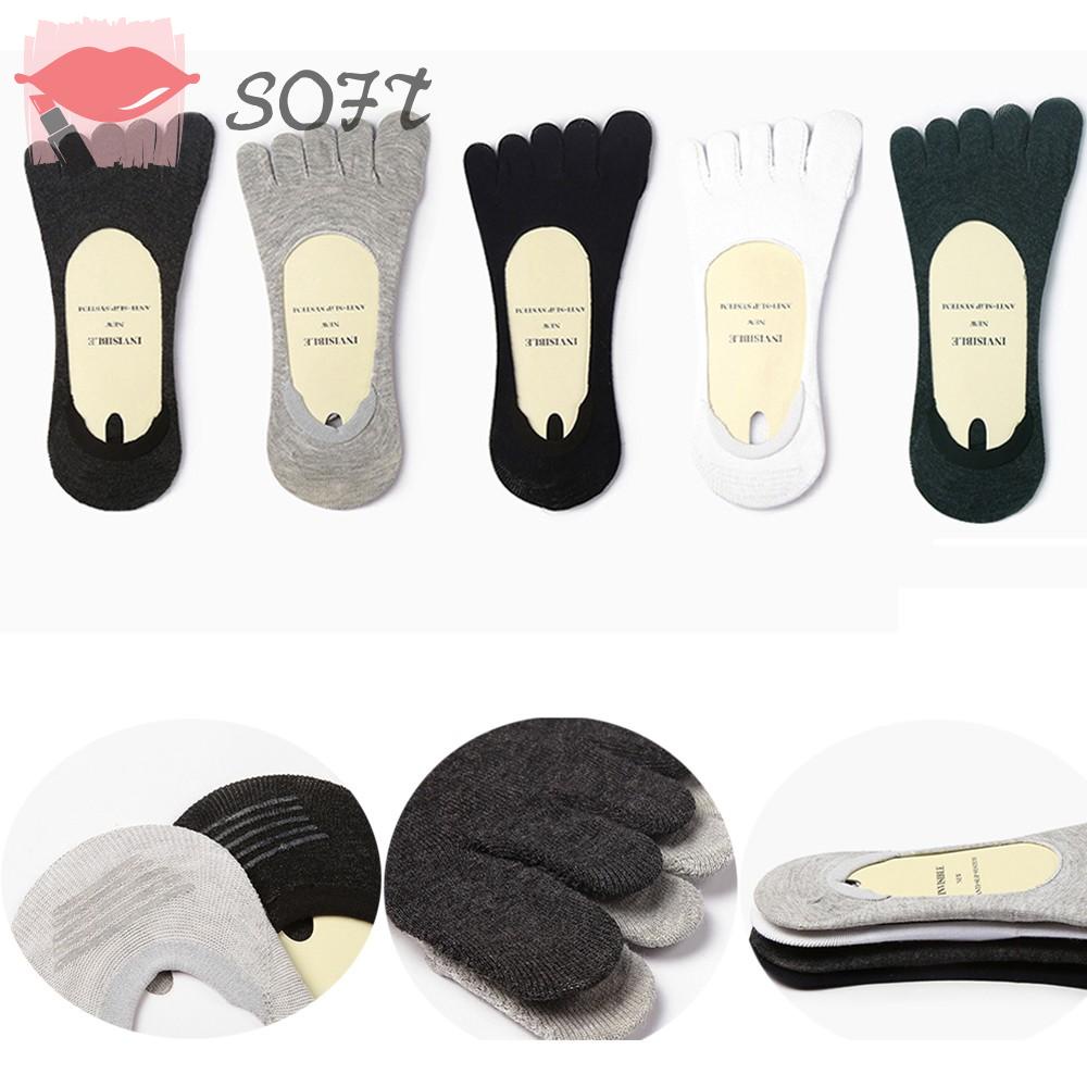 SOFTNESS Tất Xỏ Ngón Chống Trượt Thời Trang Mùa Đông