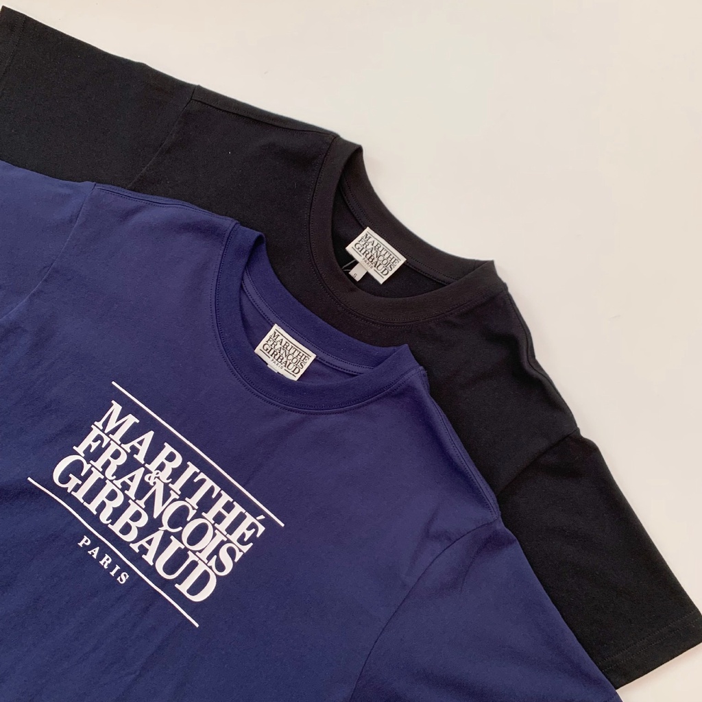 Marithe Korea TXT Choi Soo Bin Áo Thun Ngắn Tay Dáng Rộng Có logo Chữ Phong Cách Hàn Quốc Cho Nam Và Nữ