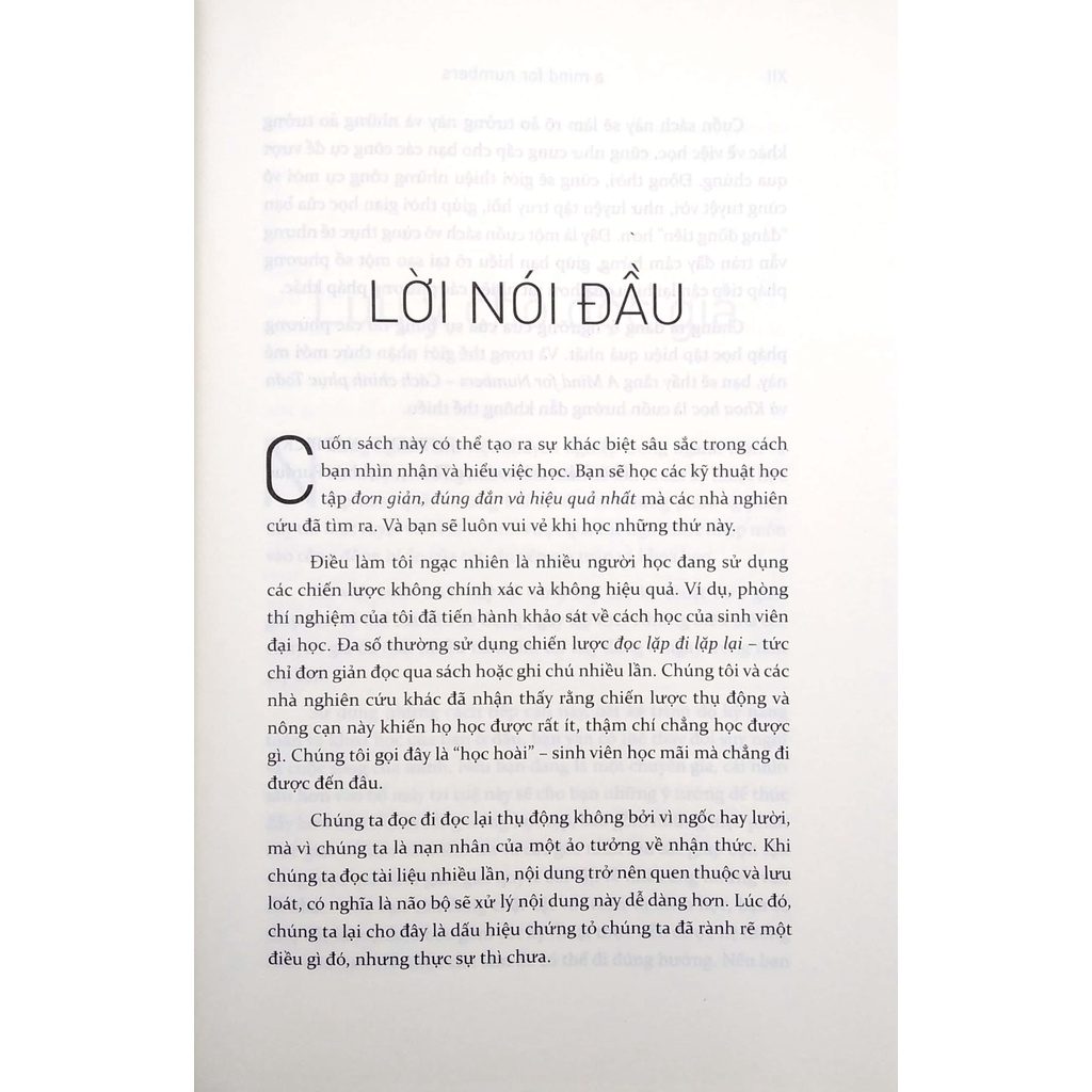 Sách - Cách Chinh Phục Toán Và Khoa Học - A Mind For Numbers