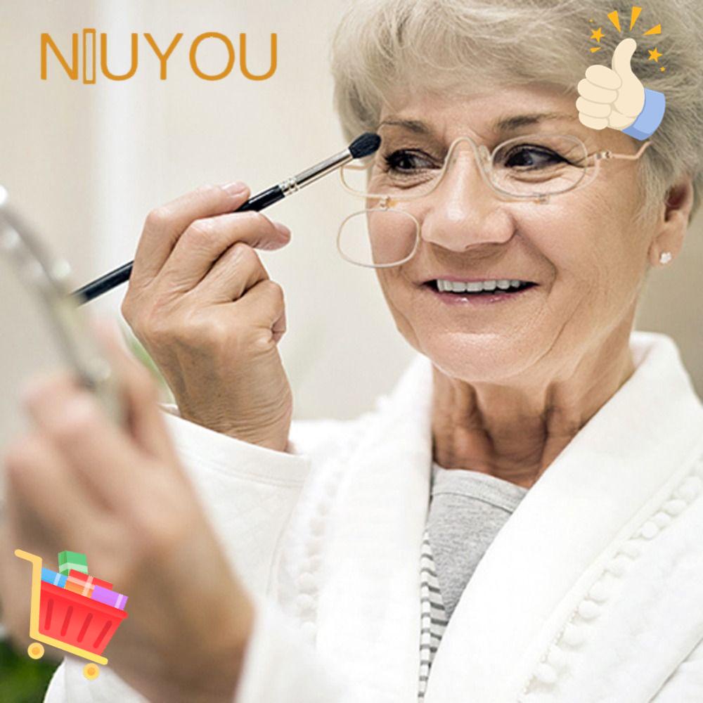 Kính Đọc Sách Trang Điểm Dạng Xoay 1.0 ~ + 4.0 Diopter + Kính Lúp 1.0 ~ + 4.0