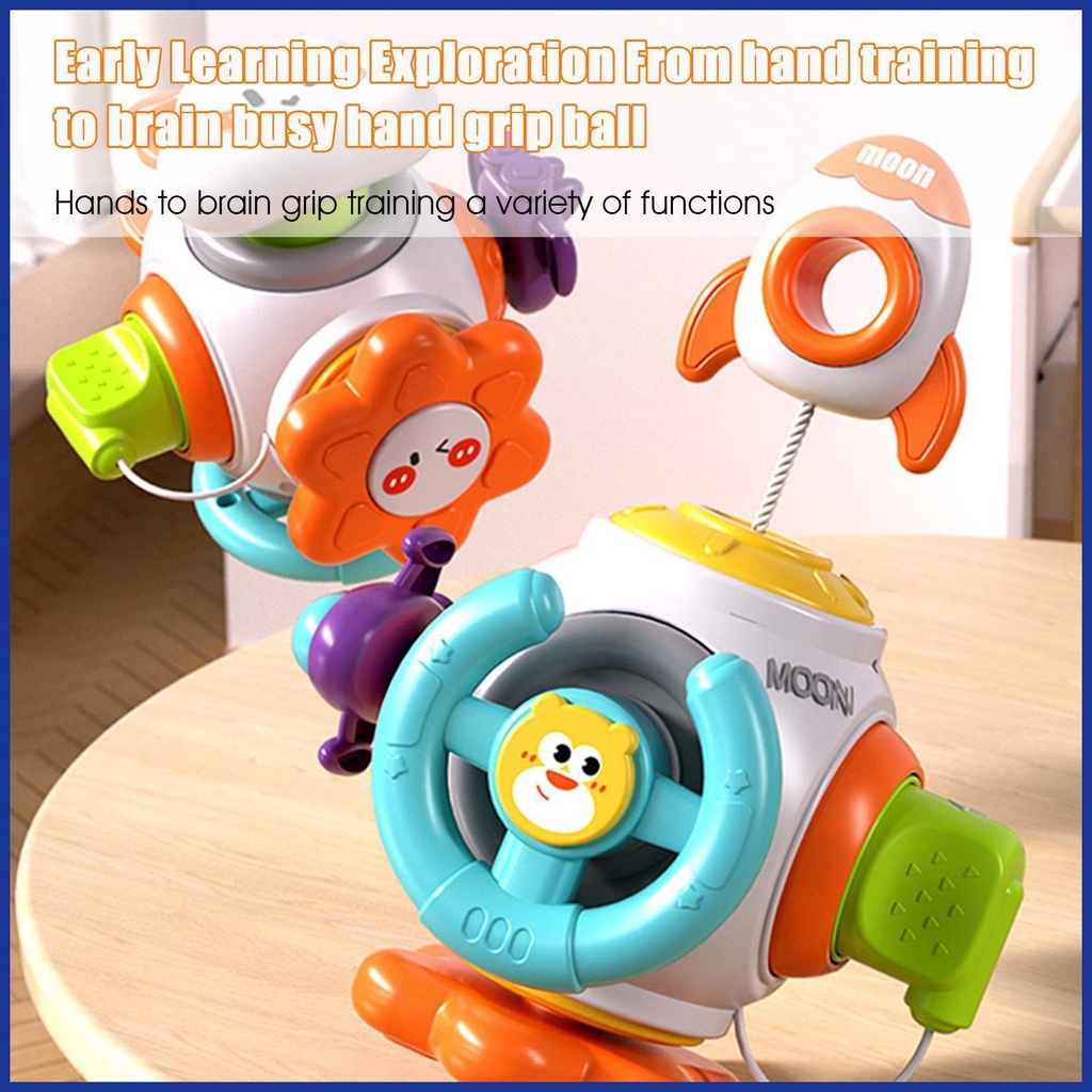 Đồ Chơi Khối Lập Phương Hexahedron Montessori Học Kỹ Năng Động Cơ Mịn Và Thân Giáo Dục Cho Bé Khi Đi Du Lịch