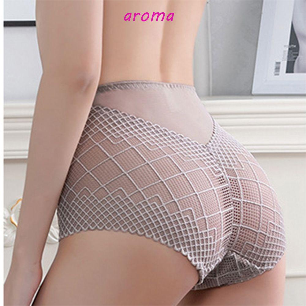 Quần Lót Cotton Lưng Cao Không Lộ Viền May Cỡ Lớn Thời Trang Cho Nữ