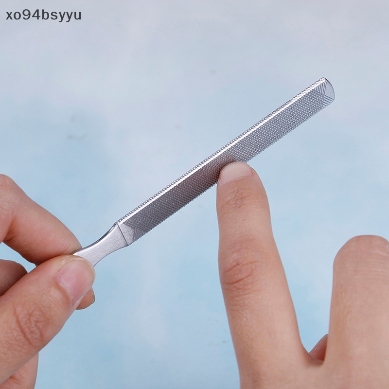 Dũa Móng Tay Xo94Bsyu Hai Mặt Bằng Thép Không Gỉ