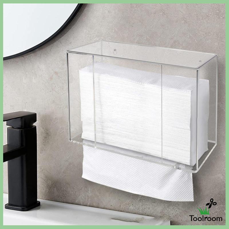 Hộp Đựng Khăn Giấy Màu Trong Suốt Tiện Dụng Cho Phòng Khách / Phòng Tắm