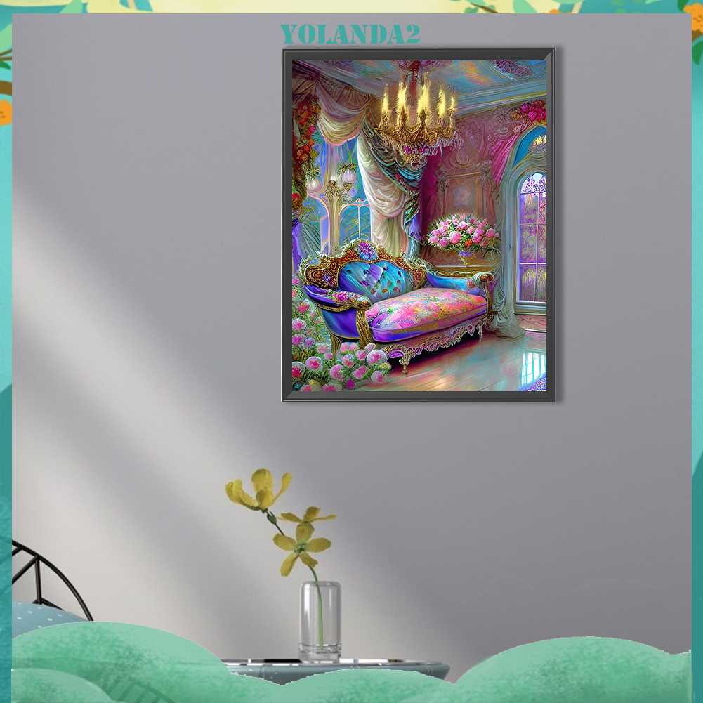 Tranh Đính Đá Kim Cương Toàn Bộ 5D DIY Hình Vẽ Trừu Tượng Trang Trí Nhà Cửa