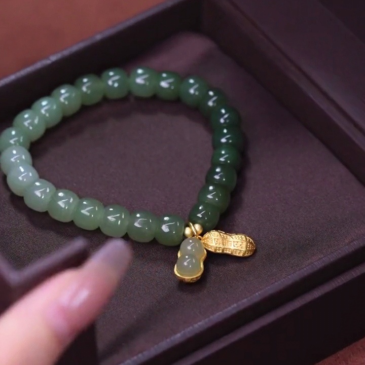 Vòng Tay Vàng 18k May Mắn Màu Gradient Thời Trang