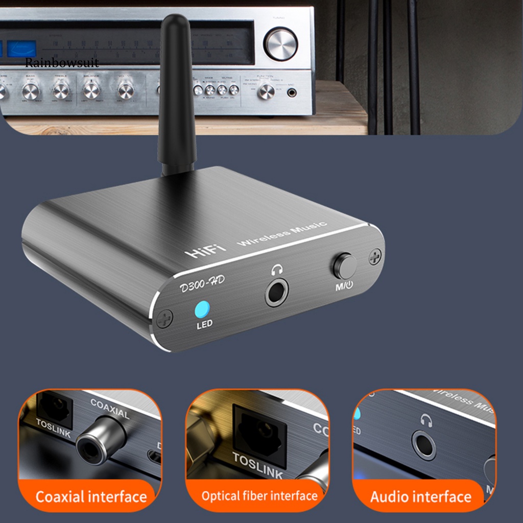 Thiết Bị Nhận Tín Hiệu Âm Thanh Bluetooth HiFi APTX-HD-compatible5.2 AUX Cho Điện Thoại Thông Minh