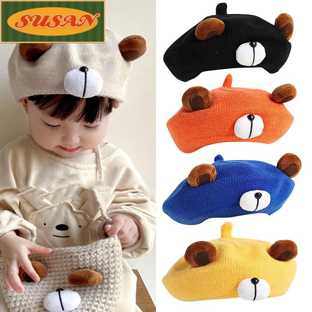 Mũ Beret Len Phong Cách Pháp Cho Bé Từ 5 Tháng - 4 Tuổi