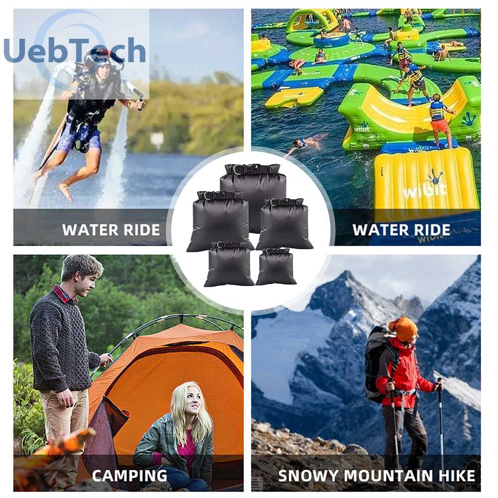 Set 5 Túi Khô Chống Rách Dành Cho Thuyền Kayak