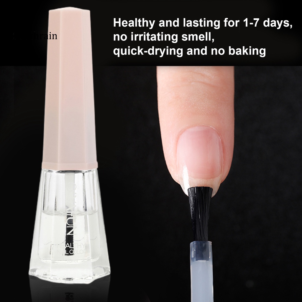 Sơn Móng Tay 10g Trong Suốt Nhanh Khô Dễ Tẩy Trang Tiện Dụng Cho Gia Đình