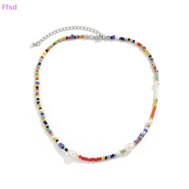 {Ffsd} Vòng Cổ Chuỗi Hạt Ngọc Trai Hình Ong Nhỏ Thời Trang Bohemia Hàn Quốc Dành Cho Nữ * Bán Chạy