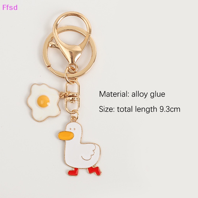 Móc Khóa Hình Quả Trứng Vịt Mới Dành Cho Cặp Đôi Nam Nữ {Ffsd}